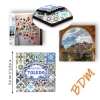 Imán Decorativo Toledo España - Colección Exclusiva "Alma de Toledo" - Cerámica Artesanal Vibrante - Souvenir