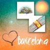 Abanico Barcelona Español de Madera | Diseño Exclusivo Inspirado en Barcelona y Gaudí | Hecho en España