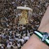 Pulsera de Andalucía y Betis con Virgen del Rocío ajustable para hombre y mujer
