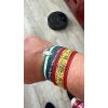 Pulsera de Andalucía y Betis con Virgen del Rocío ajustable para hombre y mujer