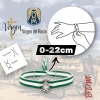 Pulsera de Andalucía y Betis con Virgen del Rocío ajustable para hombre y mujer