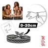Pulsera de tela, pulseras trenzadas, etnicas, de colores, ajustable para niños y niñas, mujer y hombre.