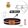 Pulsera elástica Policía Nacional para hombre y mujer, 18-20 cm