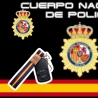 Pulsera elástica Policía Nacional para hombre y mujer, 18-20 cm