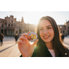 Imán de Nevera de Sevilla | Diseño: Madera, Azulejo o Plato Cerámico | Recuerdo con Giralda y Flamenca | Souvenir de Andalucía