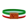 Pulsera con la bandera de Italia, bandera italiana elastica Italy