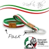 Pulsera con la bandera de Italia, bandera italiana elastica Italy