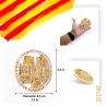 Imán de Barcelona, Sagrada Familia, Parque Güell, Recuerdos de Viaje, Mosaico Gaudí, Museo Dalí, Souvenir Barcelona