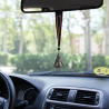 Colgante para retrovisor, adorno de coche para espejo central, colgador con la bandera de España y Virgen del Roció.