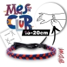 Pulsera futbol Barcelona color azul y rojo.