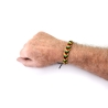 Pulsera Rasta de Hilo | Estilo Reggae Jamaica | Brazalete de la Amistad Ajustable | Accesorio Boho Hippie Unisex