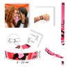 Pulsera de tela LGTBIQ+, Lesbianas, Gays, Transexuales, Bisexuales, Intersexuales y Queer.