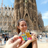 Imán de Barcelona, Sagrada Familia, Parque Güell, Recuerdos de Viaje, Mosaico Gaudí, Museo Dalí, Souvenir Barcelona