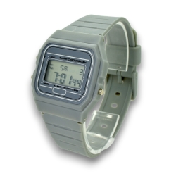 Reloj digital estilo retro años 80 | Reloj unisex con alarma, cronógrafo y luz | vintage ligero y resistente | elige tu color