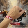 Pulsera San Fermín Pamplona | Encierros | Edicion limitada San Fermines | Souvenir Navarra Ajustable | Fabricado en España