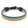 Pulsera orgullo gay, lgtbi y el arco iris