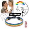 Pulsera orgullo gay, lgtbi y el arco iris