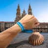 Pulsera Camino Santiago de Compostela, Galicia, concha peregrino.