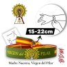 Pulsera de tela Virgen del Pilar, ajustable, dferentes modelos, Cinta colgante de la Medida de la Virgen del Pilar.