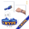 Pulseras New York | NYPD, Estatua de la Libertad, harlerm, times square, wall street Manhattan Skyline | Viaje NYC Ajustable