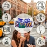 Pulseras New York | NYPD, Estatua de la Libertad, harlerm, times square, wall street Manhattan Skyline | Viaje NYC Ajustable