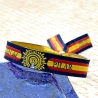 Pulsera virgen del Pilar con la bandera de España,zaragoza. Elegir cantidad