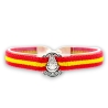 Pulsera Virgen del Rocío, bandera de España. Elige tu medida
