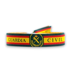 Pulsera Guardia Civil de tela con cierre deslizante para hombre y mujer. Elige cantidad