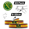 Pulsera Guardia Civil de tela con cierre deslizante para hombre y mujer. Elige cantidad