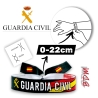 Pulsera Guardia Civil de tela con cierre deslizante para hombre y mujer. Elige cantidad