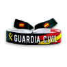 Pulsera Guardia Civil de tela con cierre deslizante para hombre y mujer. Elige cantidad