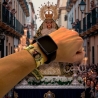 Pulsera Semana Santa de Sevilla, Cinta de tela Hermandad Gran Poder, Tres Caidas, mas modelos.