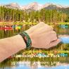 Pulsera Parques Nacionales USA | Yosemite, Gran Cañón, Yellowstone, Zion y Smoky Mountains | Brazalete Ajustable (14-20 cm)