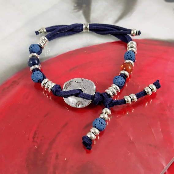 Pulseras de mujer en color plata de brazalete para regalos accesorios bisuteria BDM Anslow